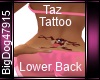 [BD] Taz Back Tattoo