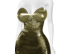 Gold Glossy Dress