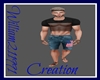 Zac Dark Blue Usa Shorts