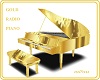 GOLD RADIO PIANO