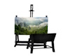 Black Painting Easel