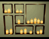 Shelves W/Candles