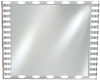 Long lighted wall mirror