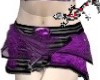 Purple armor mini skirt