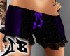 JB Frilly Purple Shorts