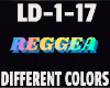 Reggea Different Colors