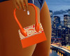 Dani Orange Swirl Bag