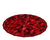 Rose petal rug