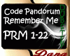Code Pandorum - Remember