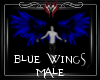 -A- Angel (M) Wings Blue