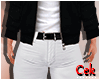 Cek, Eleganc White Pants