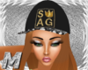 Swag Hat W/ Carmel hair