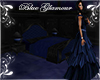 Blue Glamour Bed
