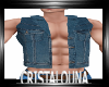 Open jeans jacket layr