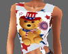 R W B Teddy Top