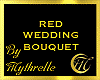 RED WEDDING BOUQUET
