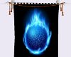 Blue Flamming Orb Banner