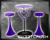 [S] Heart Table ~Purple~