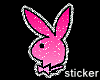 [R] Playboy Pink Sticker