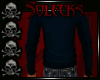 [SOL]Skull Sweater|Blue