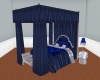 ck royal blue bed