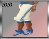 {BB} Blu/White Sweapants