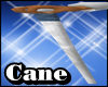 Blue and White Cane