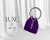 LUXE O-Bag Purple Silver