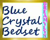 !D Blue Crystal Bedset