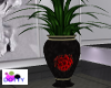 Dark Rose plant vase