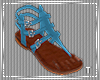 T l Ocean Blue Sandals