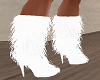 White Fur Boots