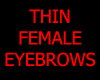 [DS]THIN BLOOD BROWS FEM