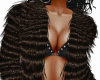 sexy black Fur Coat
