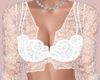 E* White Lace Top