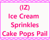 Ice Cream Cake Pops Pail
