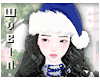🐁 Blue Santa Black