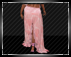 Pink Boho Ruffle Skirt