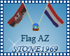 Crossed flags AZ