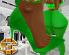 Green Skittle Heels