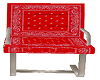 side chair red