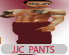 (JJC)JC BURGUNDY PANTS