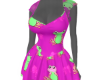 Muse) Pink Frog Dress