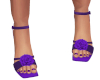 Purple Penny Heels