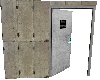 Concrete wall w/ Door