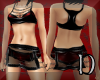 slave wear red & black