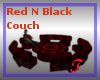 -T- Red N Black Couch