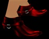 Red Ankle Boots Female