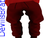 Red male Pants