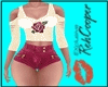 Top+short Lim white RL